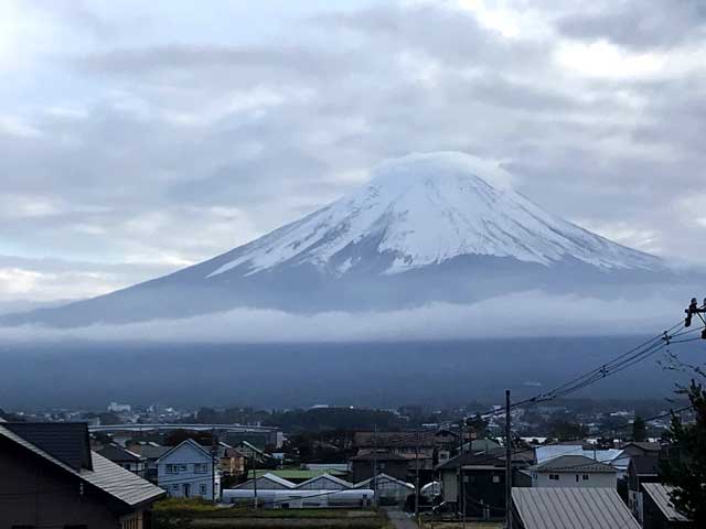 2018年年末のご挨拶、富士山